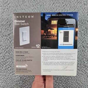 Insteon Dimmer Wall Switch 2432-292 Device 12 NEW SEALED BOX